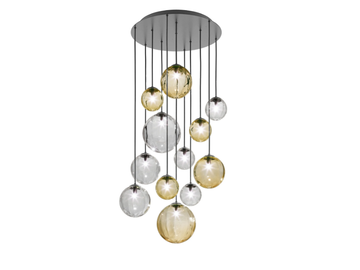 PUPPET SP R - Blown glass pendant lamp by Vetreria Vistosi - view 2